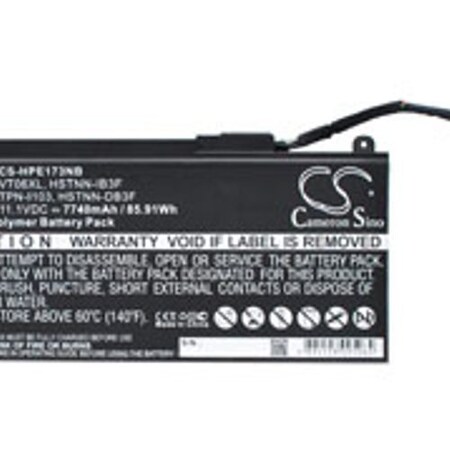Replacement for HP Hewlett Packard 657240-251 Battery